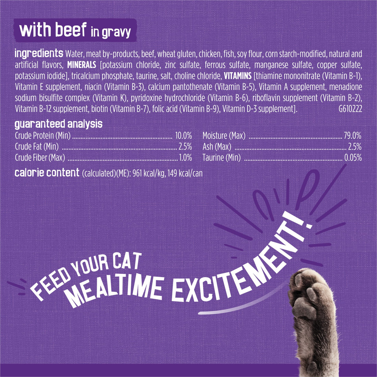 Friskies Meaty Bits Gourmet Grill, Chicken Dinner, & Beef Wet Cat Food Variety Pack, 5.5 oz Cans (24 Pack) — product image 8