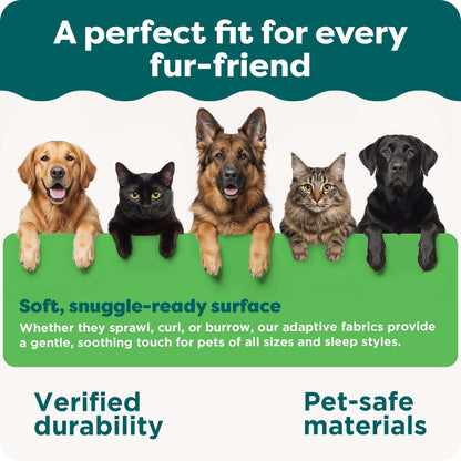 Furhaven Small Cat Bed Polar Fleece Foldable Pet Tent, Washable - Heather Gray, Small Pet Tent Small Pet Tent - Fleece (Heather Gray) — product image 7