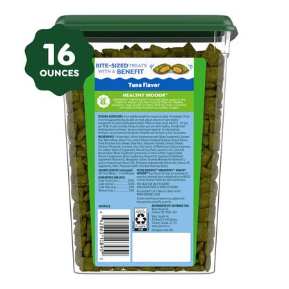 Greenies Feline Smartbites Tuna Flavor Healthy Indoor Cat Treats, 16 oz Tub — product image 7