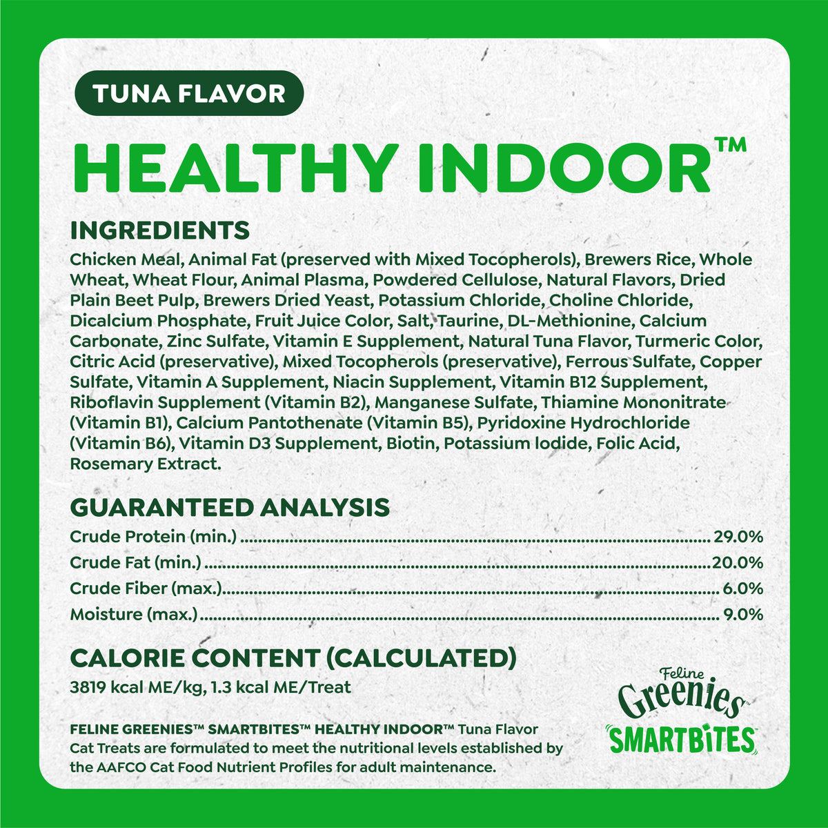 Greenies Feline Smartbites Tuna Flavor Healthy Indoor Cat Treats, 16 oz Tub — product image 8