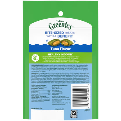 Greenies Feline Smartbites Tuna Flavor Healthy Indoor Cat Treats, 2.1 oz Pack — product image 2