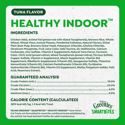 Greenies Feline Smartbites Tuna Flavor Healthy Indoor Cat Treats, 2.1 oz Pack — product image 8