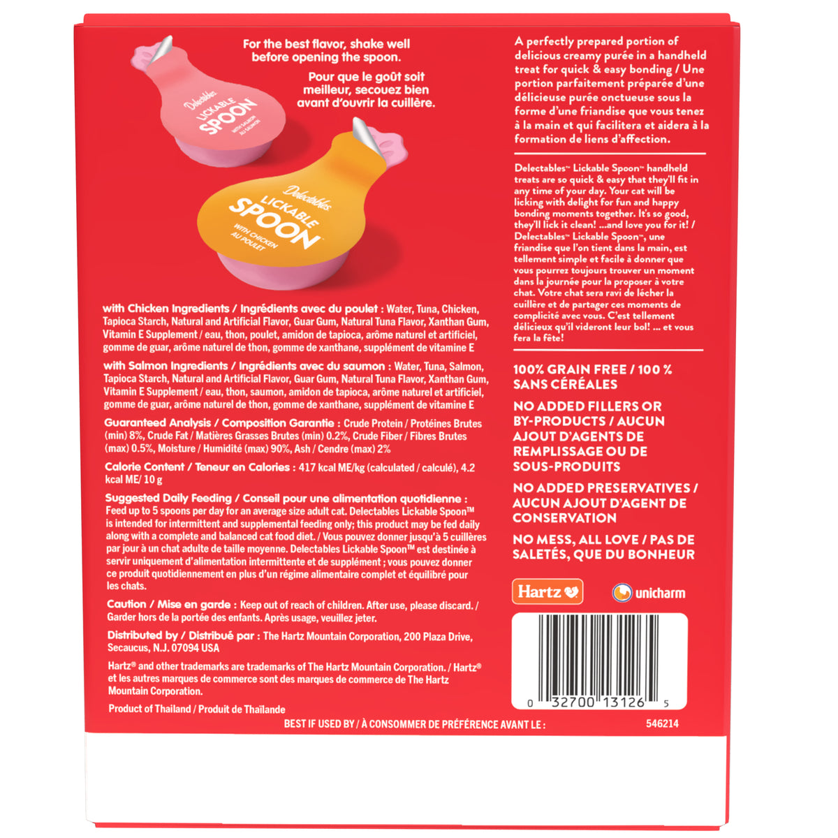 Hartz Delectables Lickable Spoon, Interactive Wet Cat Treats, Variety Pack 20ct — product image 7