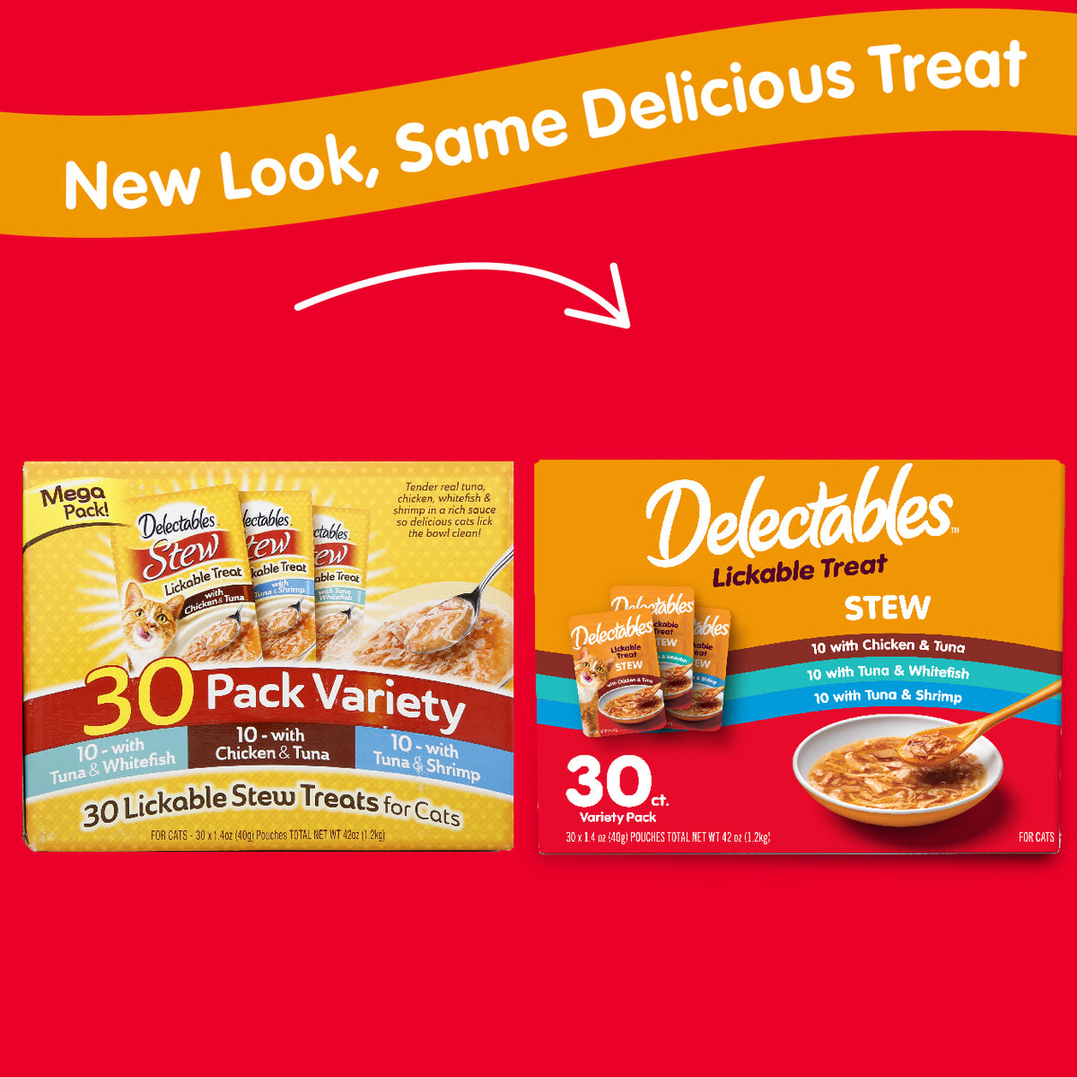 Hartz Delectables Stew Lickable Wet Cat Treats Variety Pack, 30 Count — product image 2