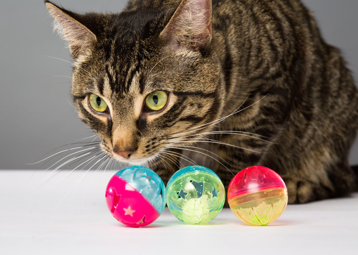 Hartz Just for Cats Bizzy Balls Cat Toy, 1ct — product image 3