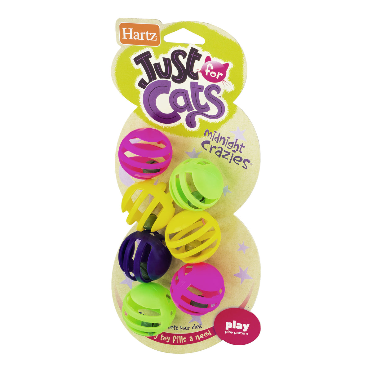 Hartz Just for Cats Midnight Crazies Cat Toy, 7 Count — product image 2