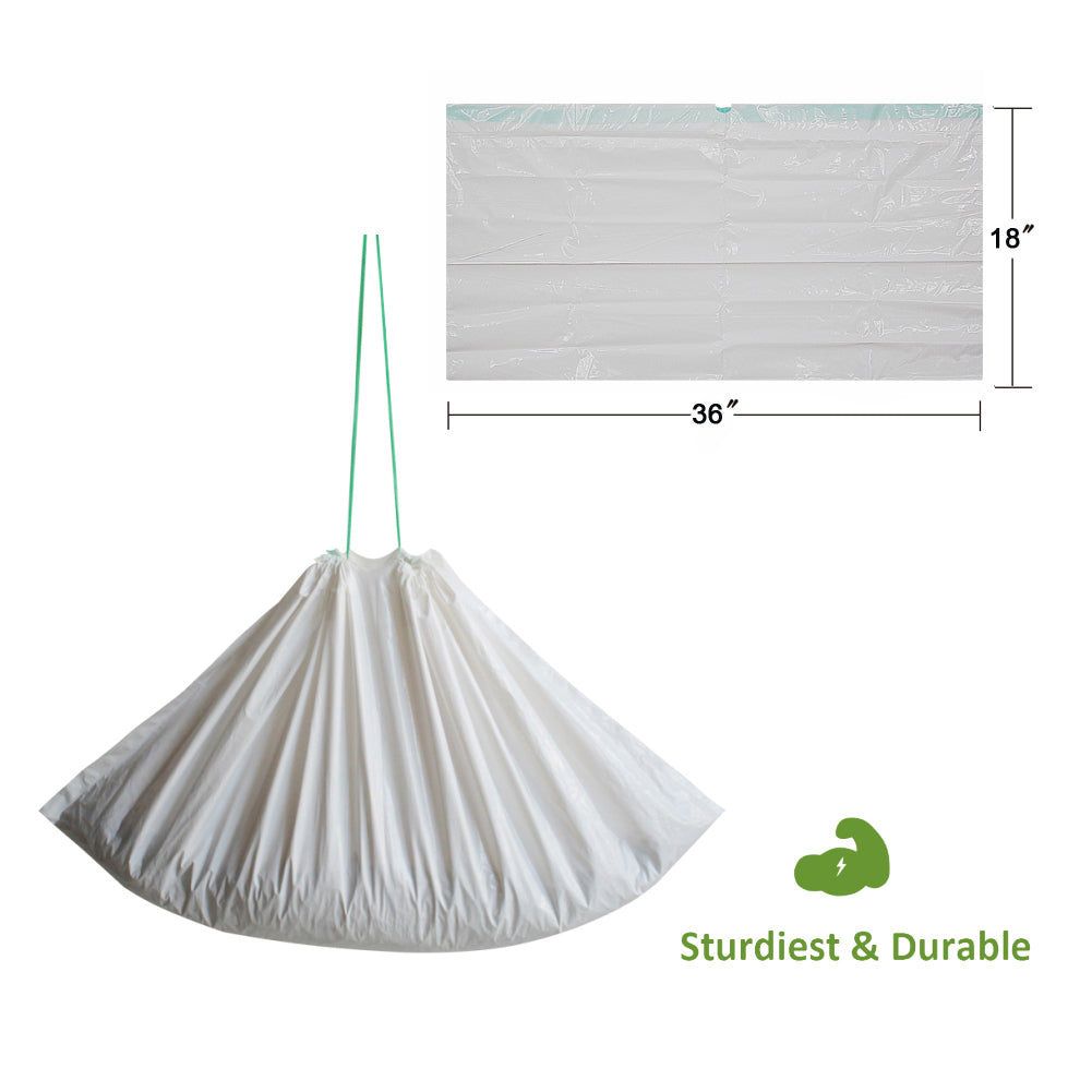 "Hyper Cat Jumbo Cat Litter Box Liners Drawstring Litter Bags for Boxes 20 Counts" — product image 2