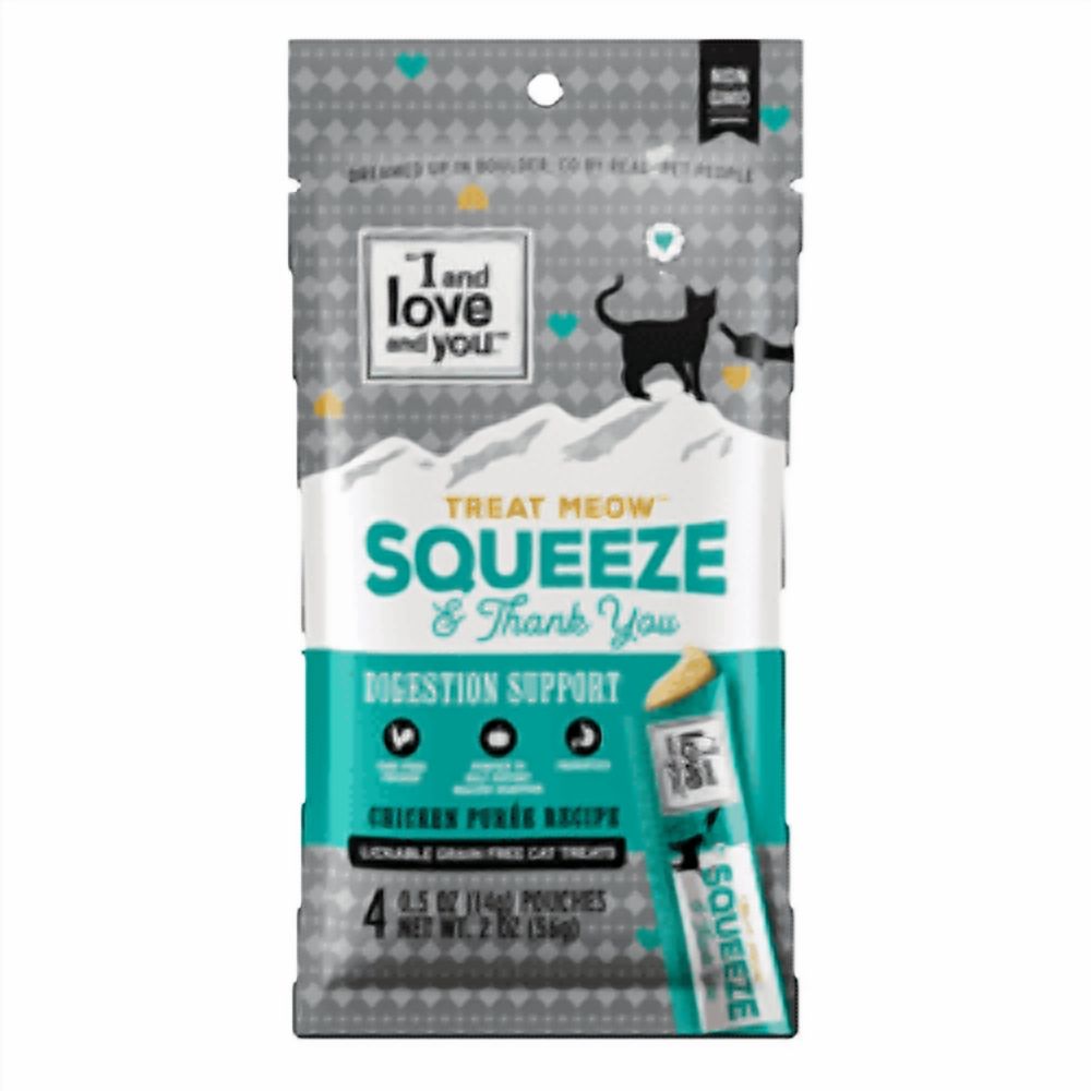 "I and love and you" Treat Meow Squeeze & Thank You Lickable Cat Treat Variety Chicken/Tuna — product image 4