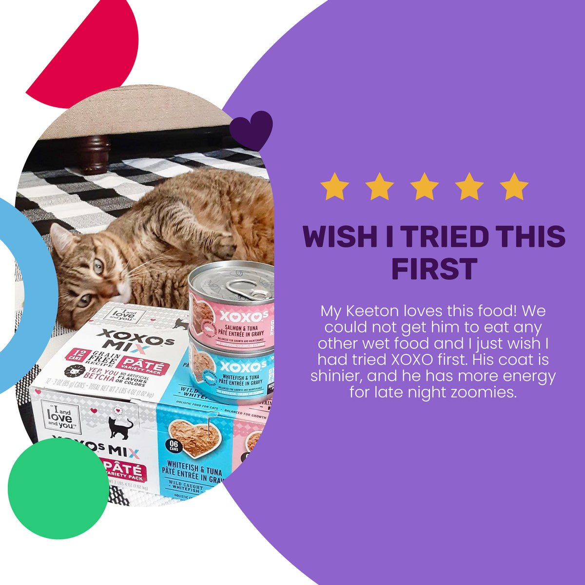 "I and love and you" XOXOs, Whitefish, and Tuna Pate' Canned Wet Cat Food — product image 4