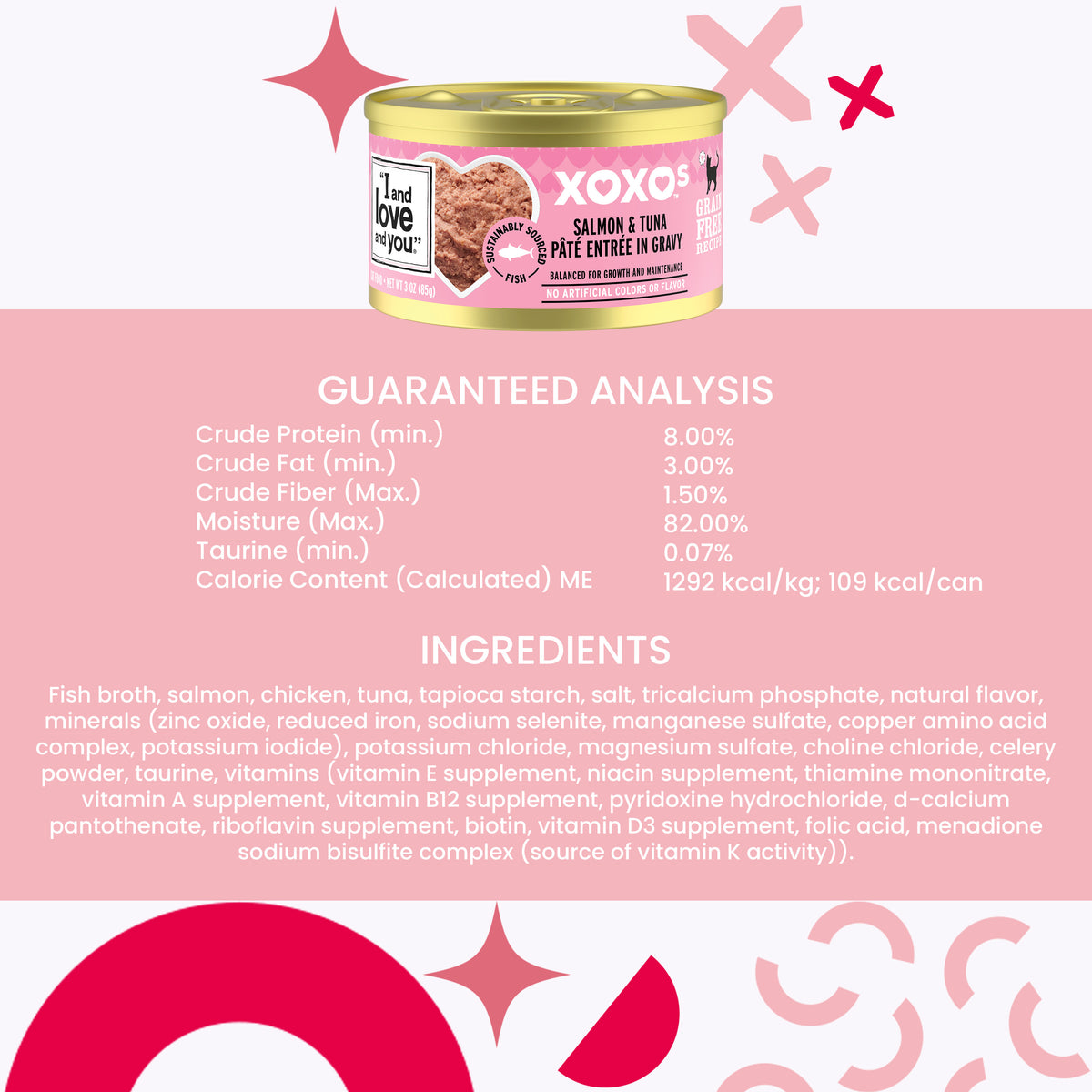 "I and love and you" XOXOs, Whitefish, and Tuna Pate' Canned Wet Cat Food — product image 7