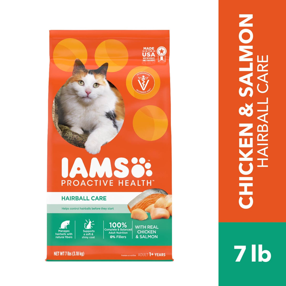 Iams Proactive Health Chicken And Salmon Dry Cat Food, 7 Lb Bag — product image 4