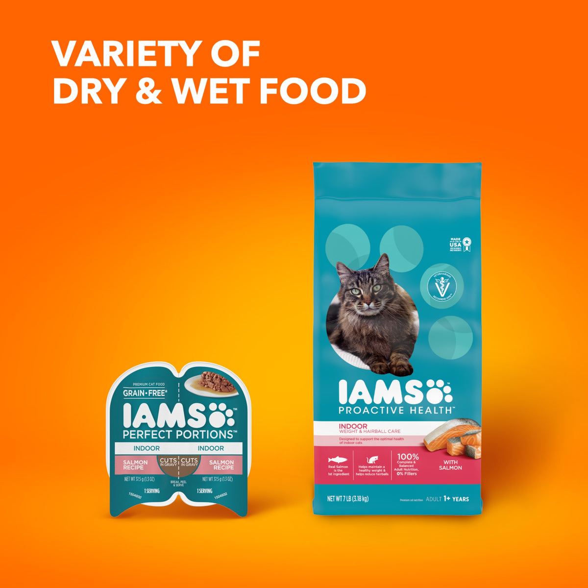 Iams Proactive Health Salmon Dry Cat Food, 7 Lb Bag — product image 8