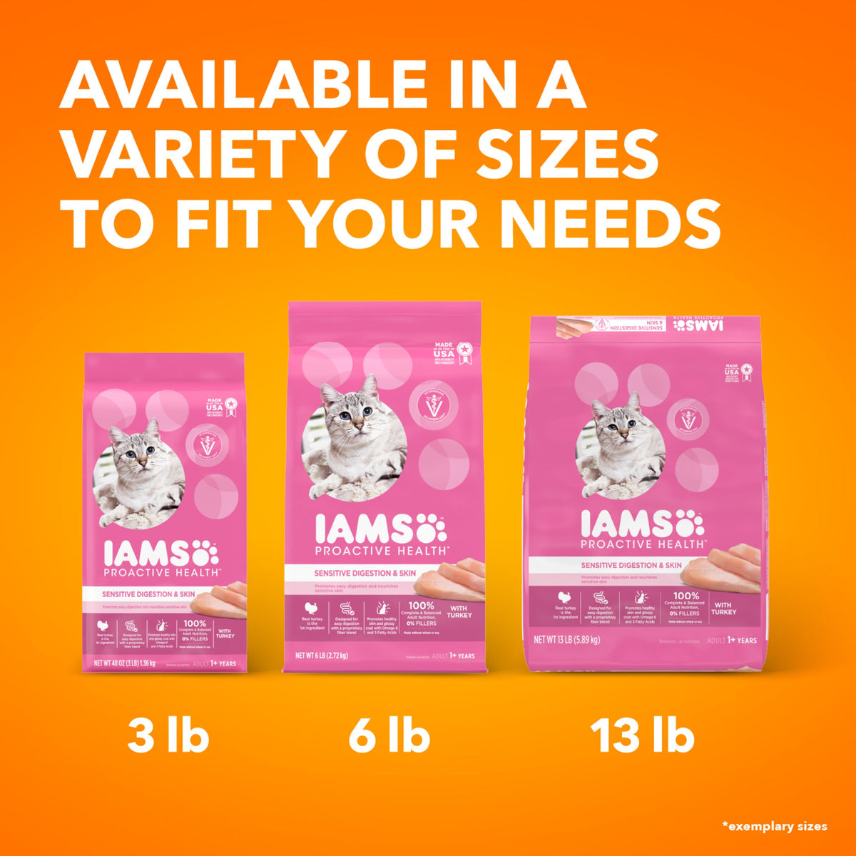Iams Proactive Health Turkey Dry Cat Food, 3 Lb Bag — product image 10