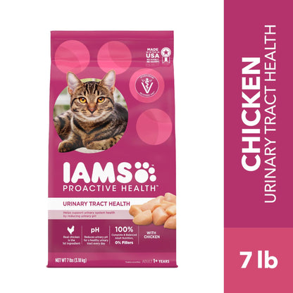 Iams Proactive Health Urinary Tract Health Chicken Dry Cat Food, 7 Lb Bag — product image 4