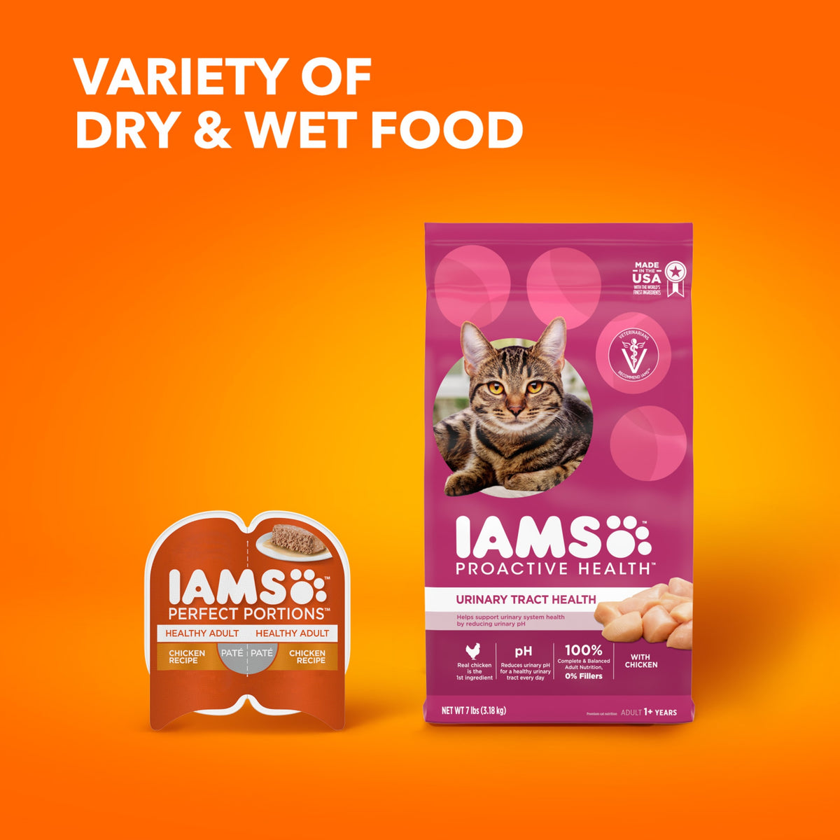 Iams Proactive Health Urinary Tract Health Chicken Dry Cat Food, 7 Lb Bag — product image 8