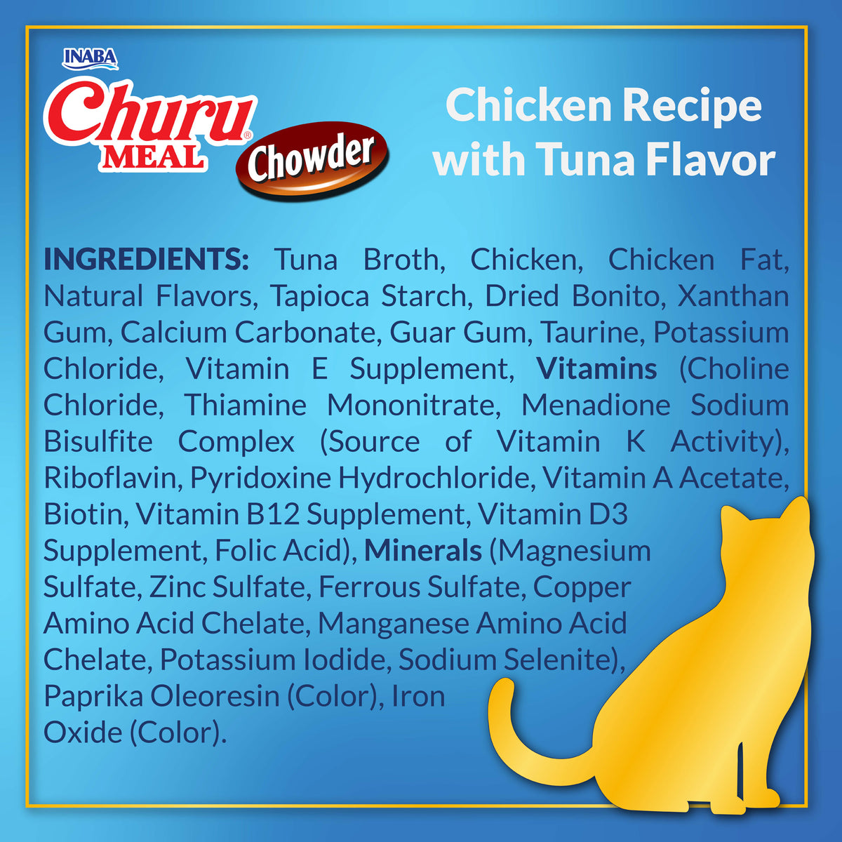 INABA Churu Meal Chowder Adult Wet Cat Food, 2.29 oz cup, 12-count, Chicken Variety Pack — product image 9