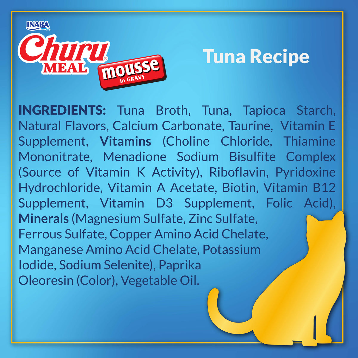 INABA Churu Meal Mousse Adult Wet Cat Food, 2.29 oz cup, 1-count, Tuna Recipe — product image 7
