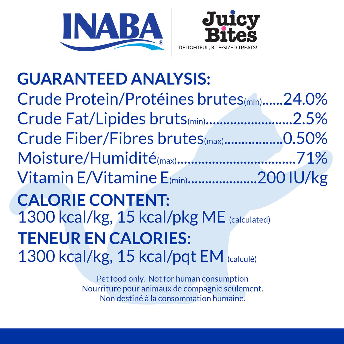 Inaba Juicy Bites Soft Moist Chewy Cat Treats, 0.4 oz Pouch, 24 Pouches, Chicken — product image 5