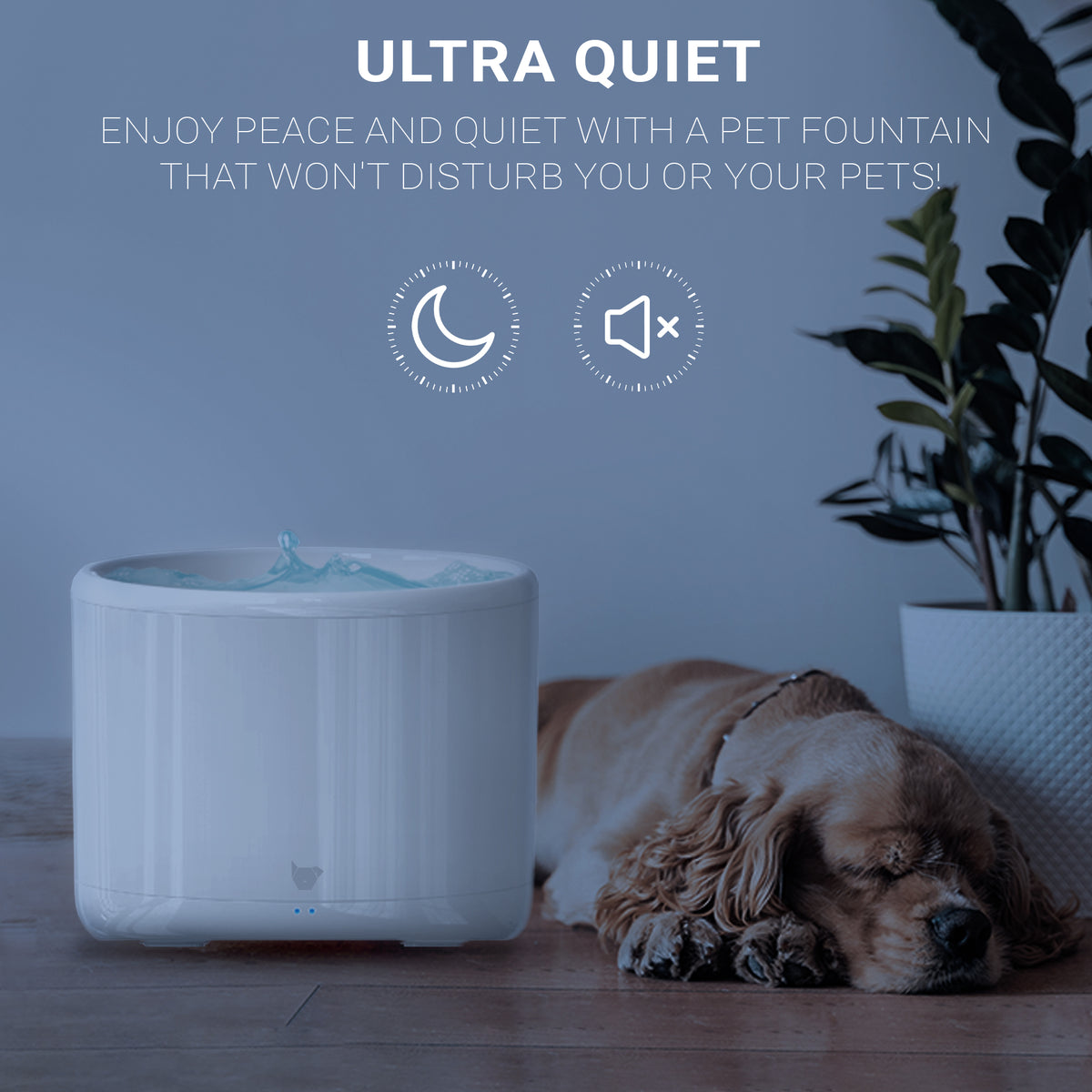 Instachew Purrflow Smart Cat & Dog Water Fountain: Automatic Dog and Cat Water Dispenser — product image 4
