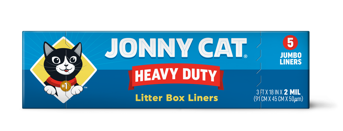 Jonny Cat Heavy Duty Jumbo w/Drawstring Litter Box Liners, 5 ct — product image 2