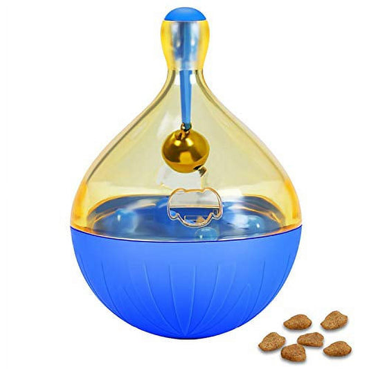 K-Cliffs Pet Slow Feeder Toy for Cat Dogs,  Blue, Plastic