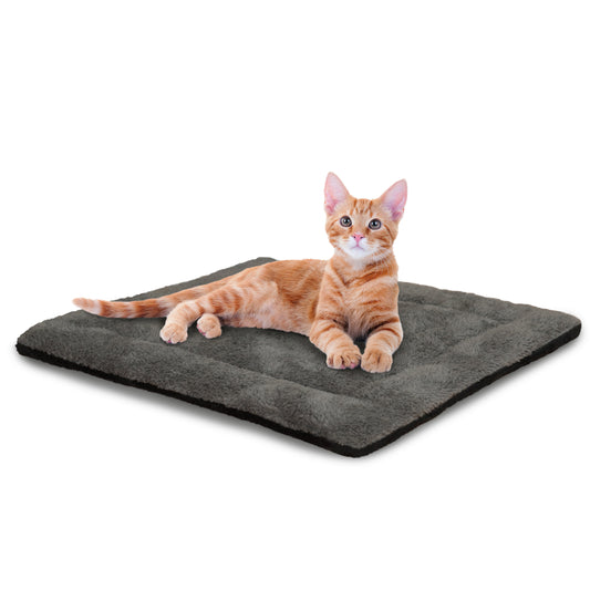 K&H Pet Products Self-Warming Soft and Plush Pet Pad Gray/Black 21 X 17 Inches