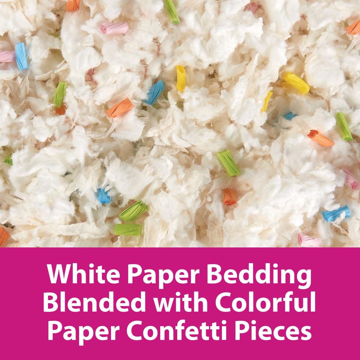 Kaytee Clean & Cozy Confetti Bedding White Paper Bedding with Colored Confetti Paper24.6 liters — product image 4