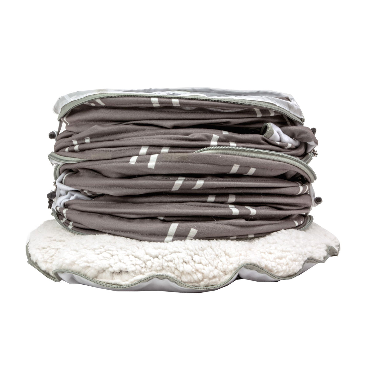 Kitty City Tunnel Cat Bed (Pattern) - brown — product image 8
