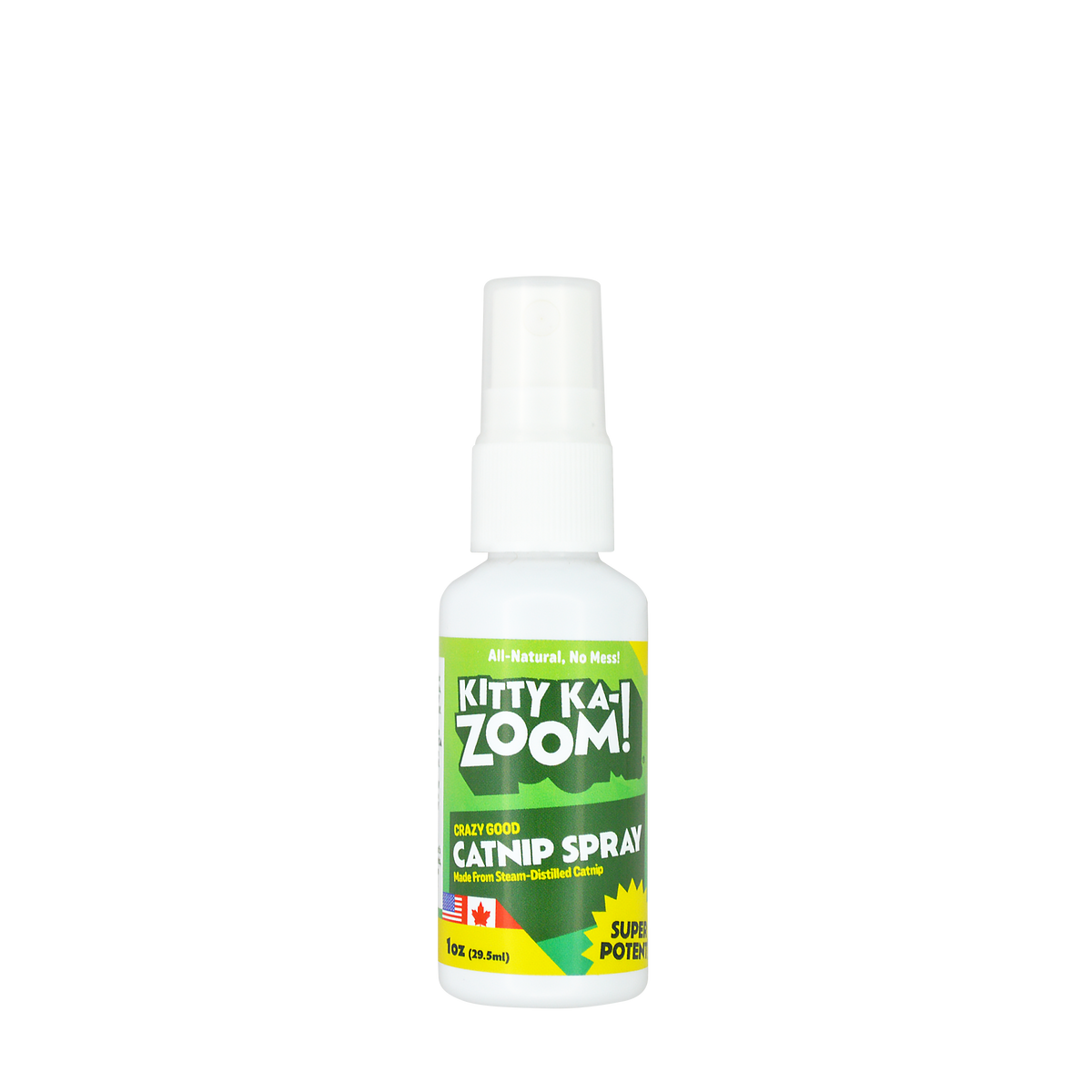 Kitty Ka-Zoom High Potency Catnip Spray for Cats, 1 oz