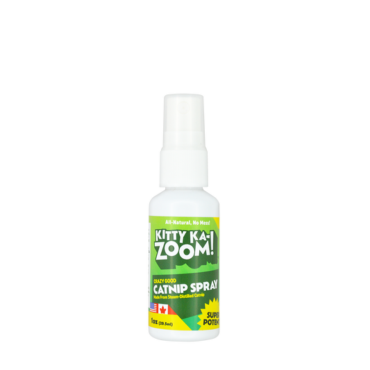 Kitty Ka-Zoom High Potency Catnip Spray for Cats, 1 oz