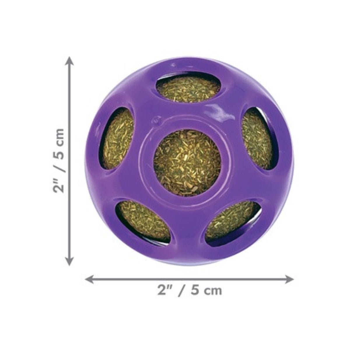 KONG® 2-in-1 Blissy Moon Ball Cat Toy with Premium North American Catnip — product image 3