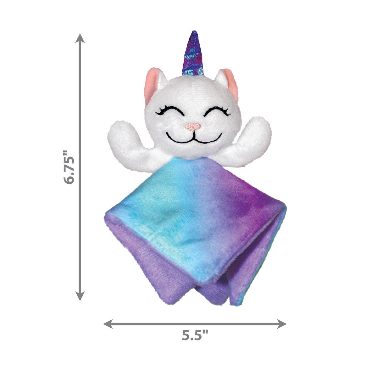 KONG® Crackles Plush Cat Toy, Caticorn, with Premium North American Catnip — product image 2
