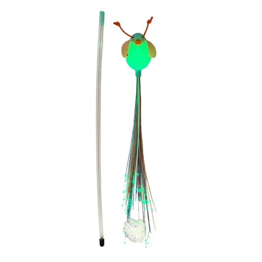 KONG® Teaser Glow Firefly Long Wand Cat Toy
