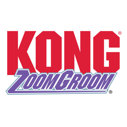 KONG® ZoomGroom Cat Grooming Brush, Reduces Hairballs, Purple — product image 6