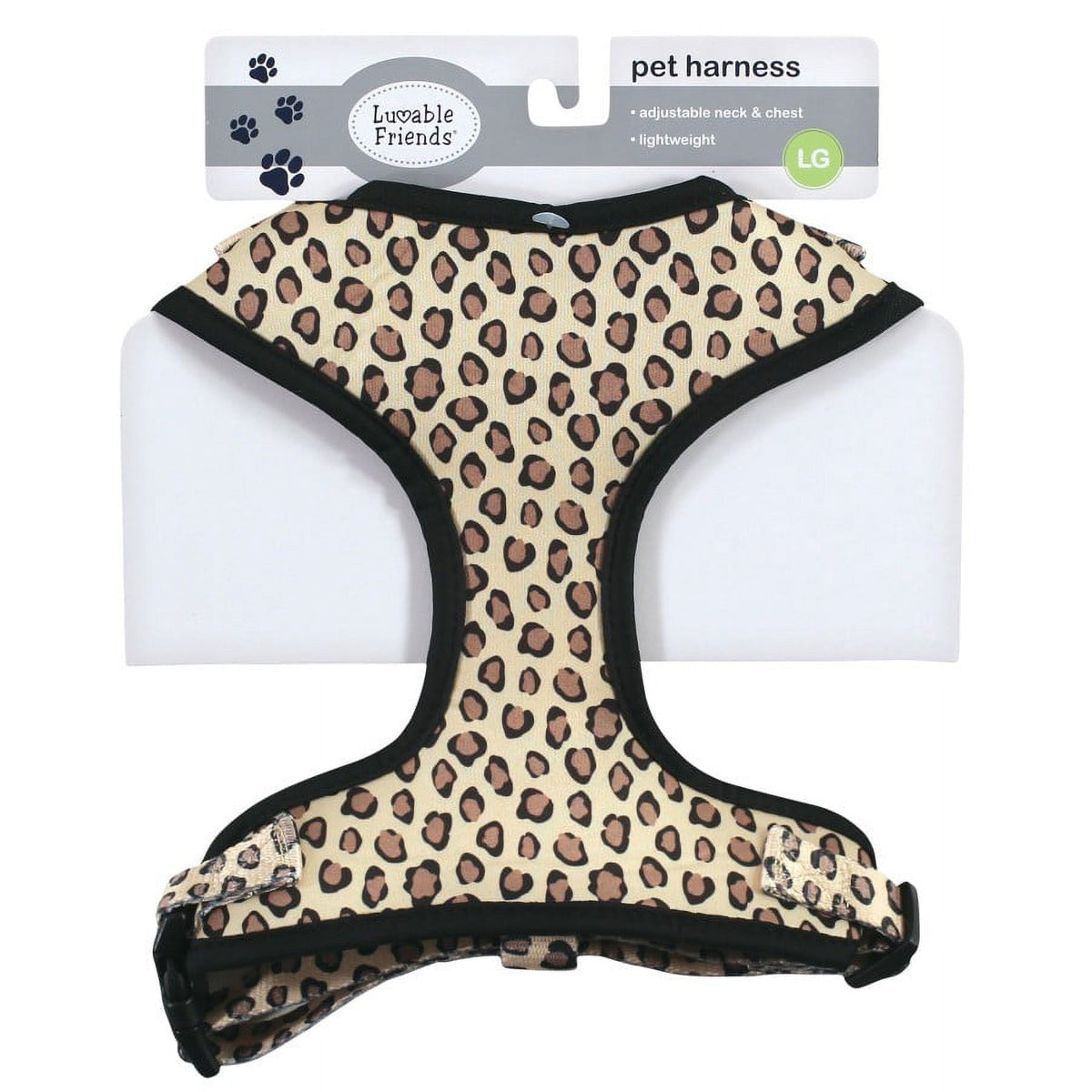 Luvable Friends Unisex Pet Harness, Leopard, Medium — product image 2