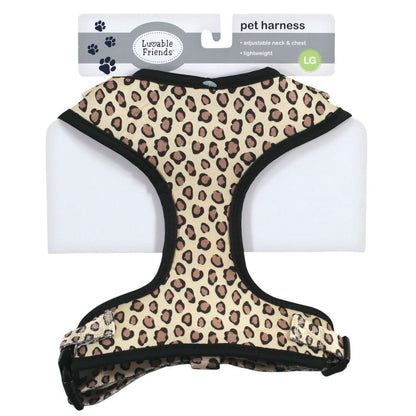 Luvable Friends Unisex Pet Harness, Leopard, Medium — product image 2