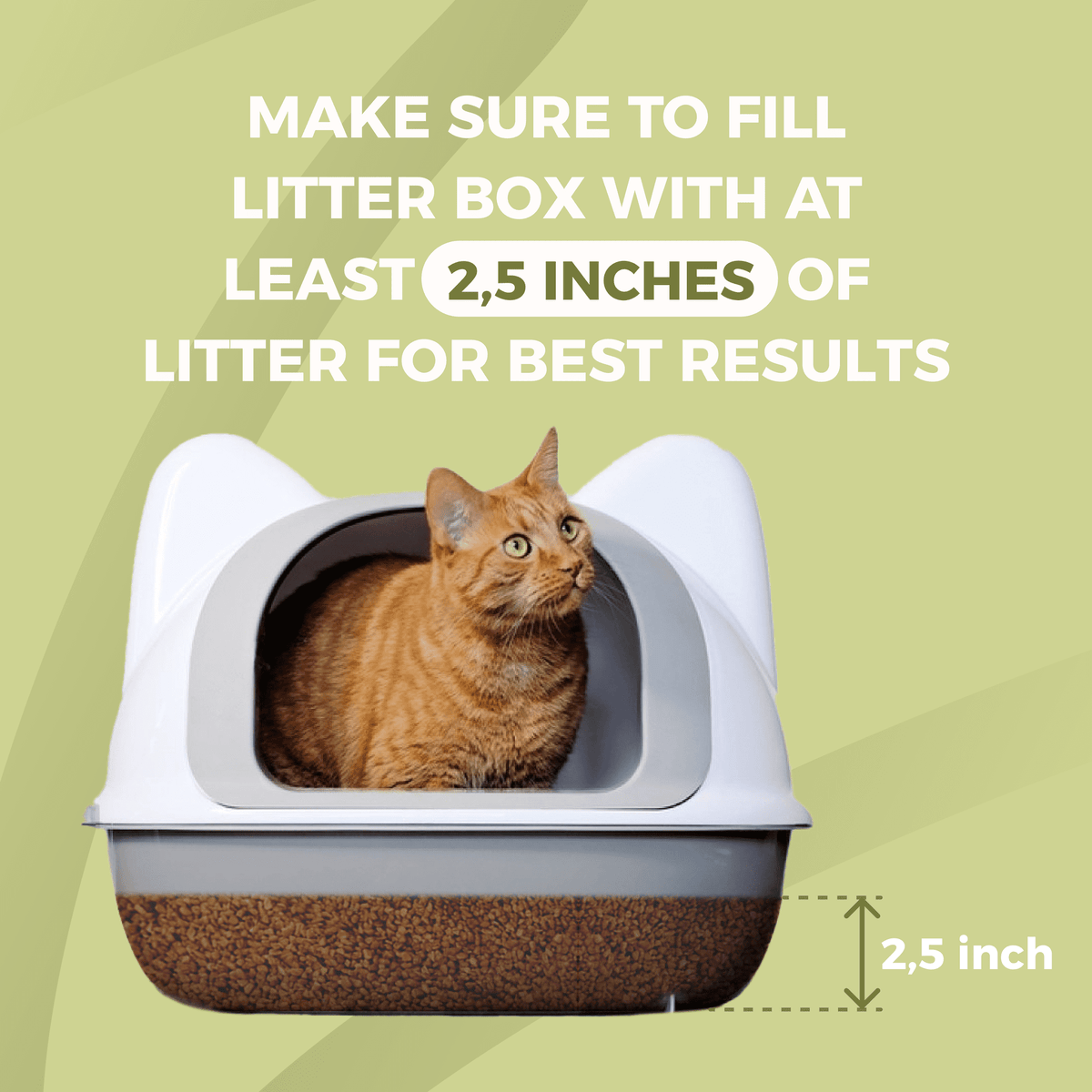 Made from Olive Pits 0% Dust Natural Unscented Clumping Multicat Formula Cat Litter, 25-lb bag — product image 7