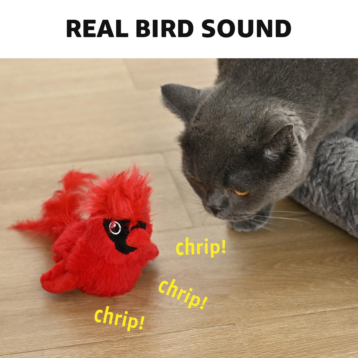 Max & Marlow Cat Toy Rechargeable Flapping Bird, Touch Activated with Realistic Wing Movement — product image 7