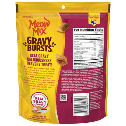 Meow Mix Gravy Bursts Chicken Flavored Cat Treats, 10 oz Bag — product image 8