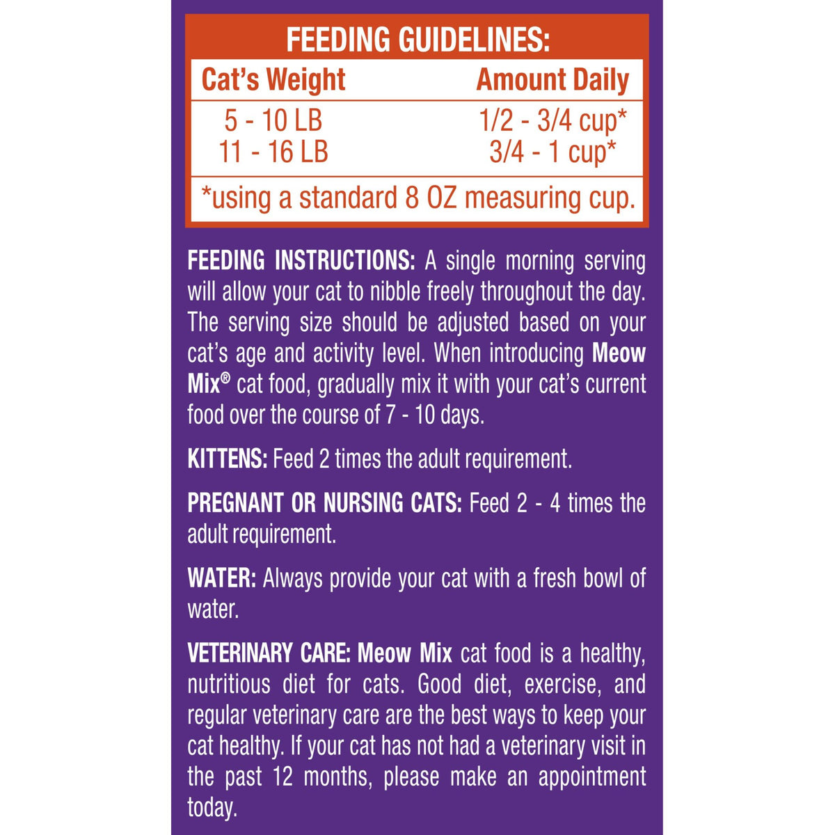 Meow Mix Original Choice Dry Cat Food, All Life Stages, Chicken, Turkey, Salmon & Ocean Fish Flavors, 30 lb Bag — product image 6