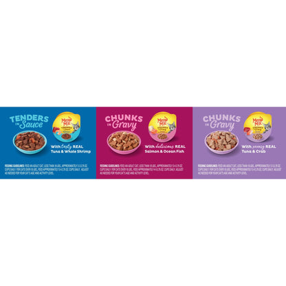 Meow Mix Seafood Selections Variety Pack, Wet Cat Food, 2.75 oz Cup (24 Pack) — product image 8