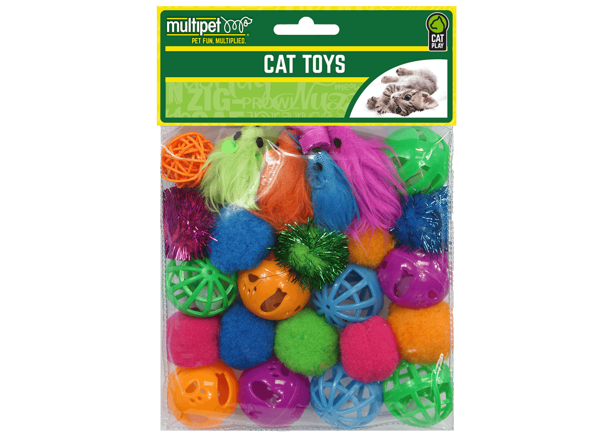 Multipet 24 Piece Value Pack Cat Toy