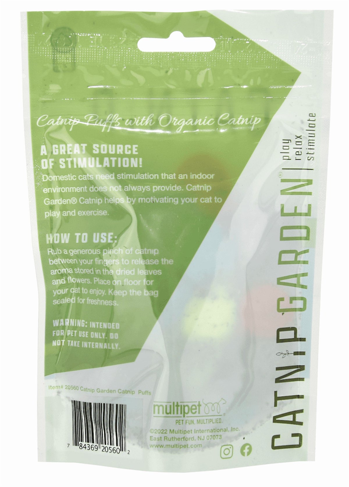 Multipet Catnip Garden Catnip Puffs for Cats — product image 4