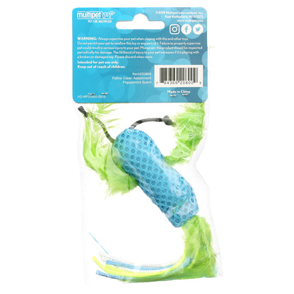 Multipet Feline Clean Peppermint Scented, Dental Health Cat Toy, Catnip, Assorted Characters — product image 4
