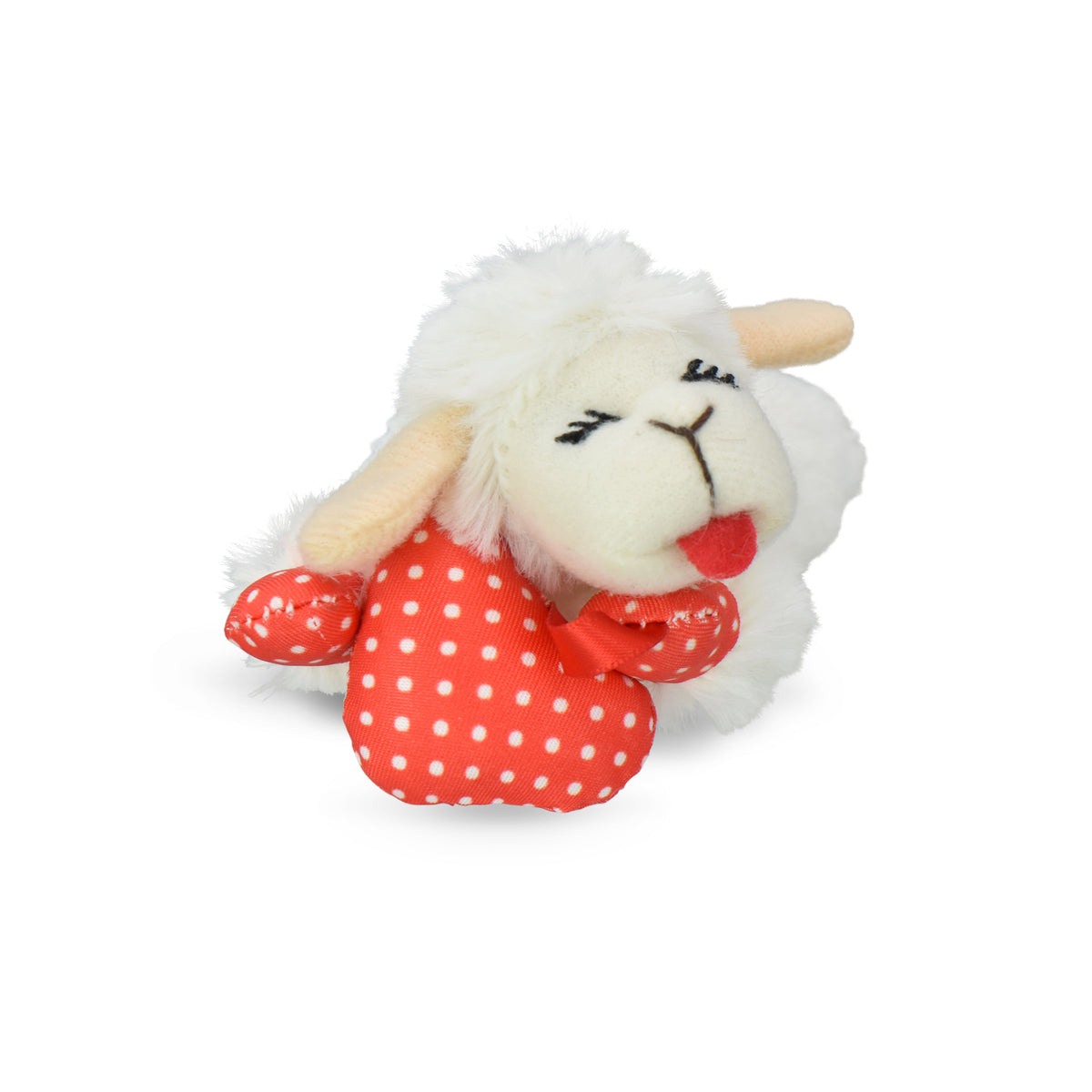 Multipet Lamb Chop Cat Toy with Dangling Heart, Plush with Catnip and Crinkle — product image 4
