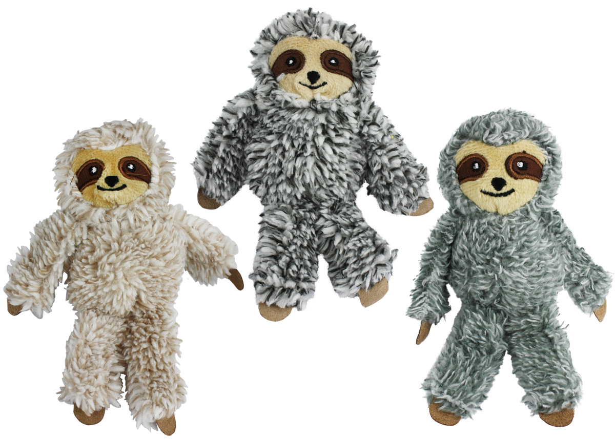 Multipet Sloth Cat Toy, 5"