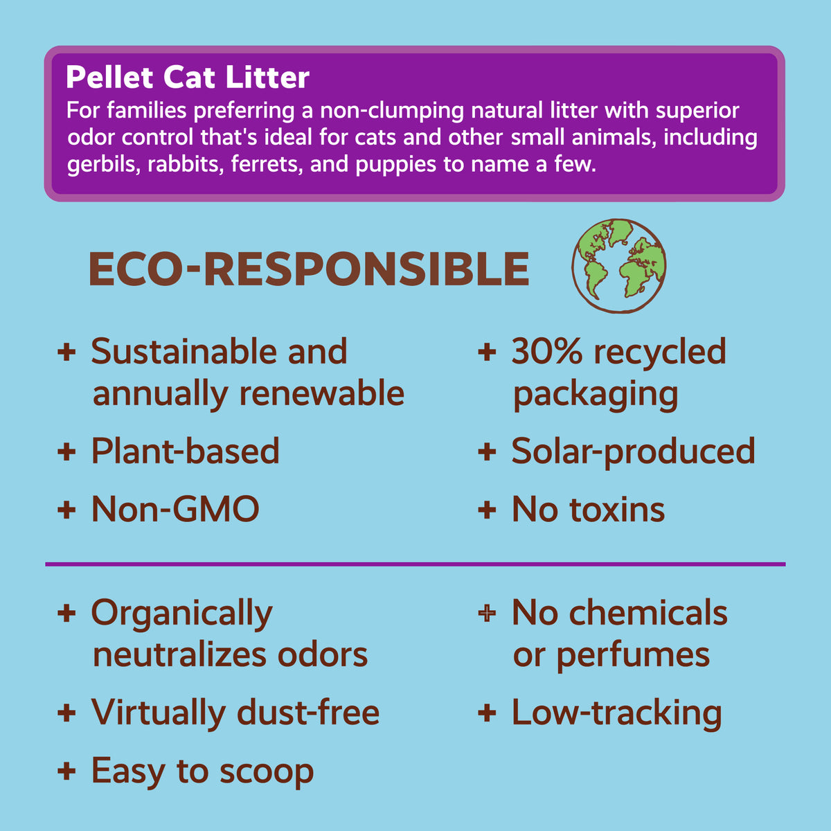 Naturally Fresh Pellet Non-Clumping Unscented Cat Litter, 26 lb Bag — product image 4