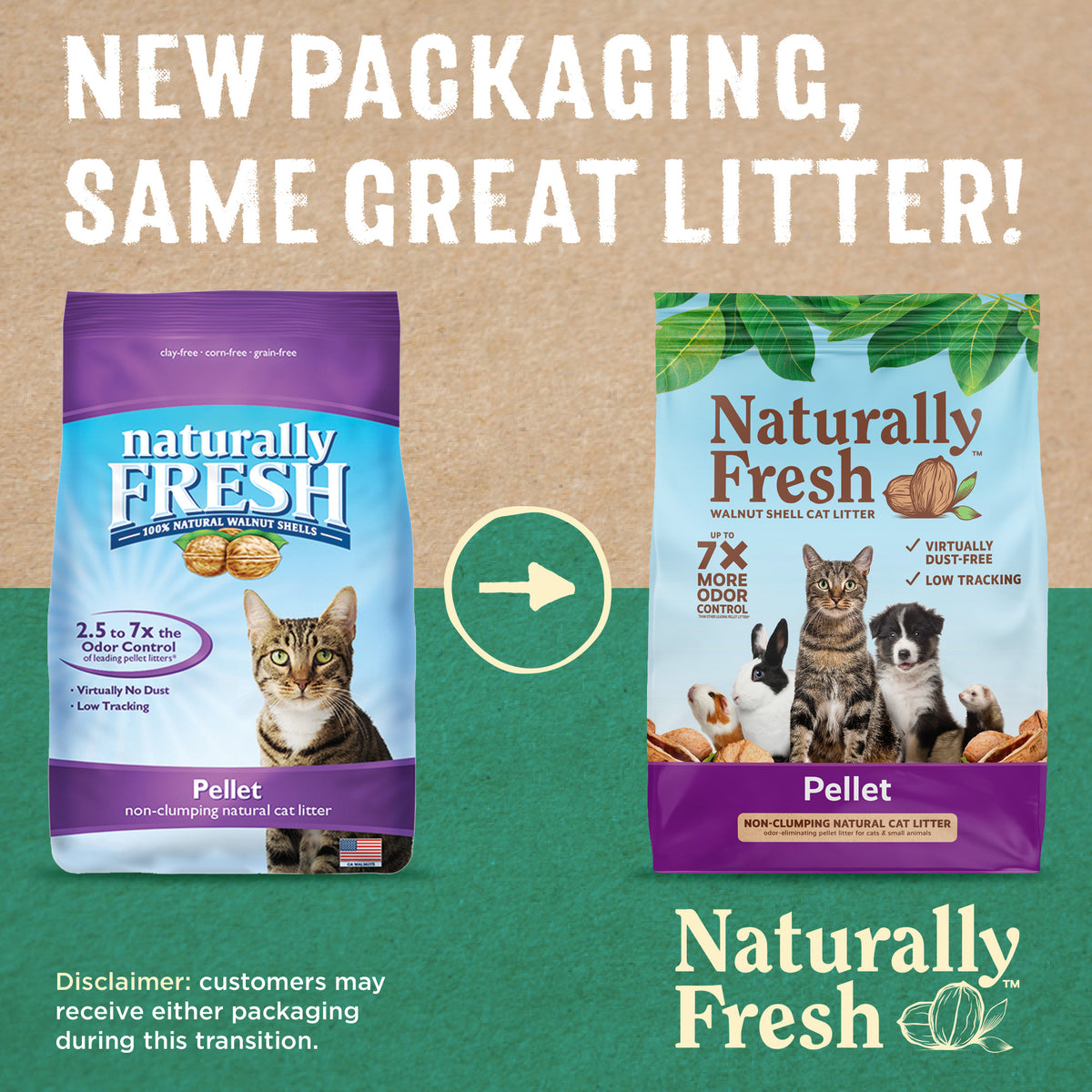 Naturally Fresh Pellet Non-Clumping Unscented Cat Litter, 26 lb Bag — product image 5