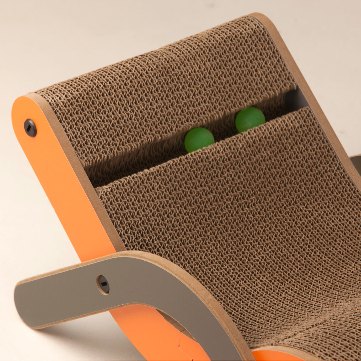 New Age Pet® Purr and Play Small Cat Lounge Scratcher, Compact Scratching Lounger — product image 6