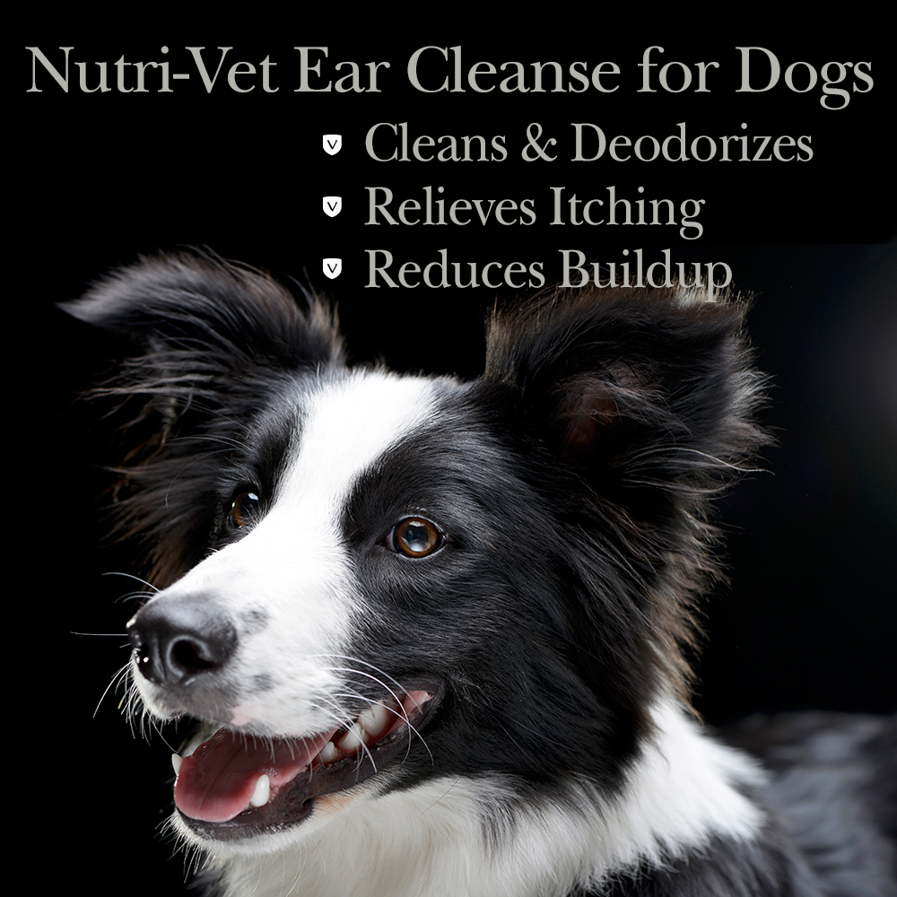 Nutri-Vet Ear Cleanse for Dogs - Ear Cleaner & Deodorizer - Itch Relief- Gentle Formula- 8 oz bottle — product image 4